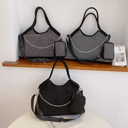 Big Rivet Crossbody Sling Bags for Women 2023 Summer High Capacity Brand Fashion Handbags and Purses Female Shoulder Bags FMT-4148