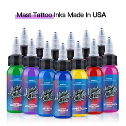 MAST Tattoo 32 Colours 30ml Professional Natural Plant Ink For Artist Body Art Permanent Pigment Safe Non toxicw 231221
