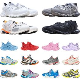 trend New Designer Sneakers Womens Mens shoes Track 3.0 Sneakers Luxury Trainers Triple s Black White Pink Blue Yellow Green Tess.S. Gomma T Casual Shoes Nylon Platform