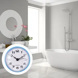 Wall Clocks Sucker Clock Anti-fog Silent Bathroom Waterproof Battery Operated Hanging Outdoor Digital