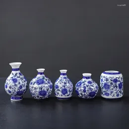 Vases Porcelain Blue-and-white Vase Antique Porch Ornaments Decorations
