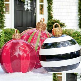 Christmas Decorations 60Cm Decor Pvc Balls Inflatable Ball Toy Nt Tree Outdoor 2022 Year Ballno Light Drop Delivery Home Garden Fest Dhspi