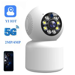 YI IOT 5G 2.4G HD IP Wireless 2MP 4MP Home Security Night Vision Two Way Audio CCTV Camera Indoor Baby Monitor 231221