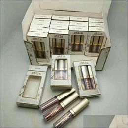 Eye Shadow Makeup Stila Liquid Eyeshadow For Elegance 3 Colors Shining Bronzer Gold Set Drop Delivery Health Beauty Eyes Dh4Wn