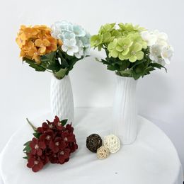 Decorative Flowers Artificial flowers Hydrangea bouquet small size for family parties Wedding