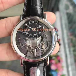 V2 TRADITION 7057BB Watch Swiss Automatic openworked Dial 316L Steel Case Power Reserve display Sapphire Crystal Super Water Resis268M