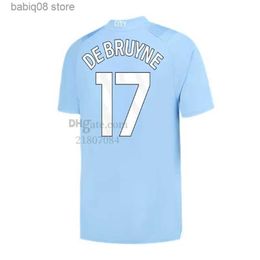 Fans Tops Tees 23 24 HAALAND soccer jersey DE BRUYNE GREALISH MANS CITIES STERLING MAHREZ FODEN fans player version 2023 2024 football tops shirt kids kit sets Equipme