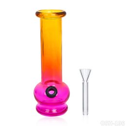 Hookah glass bong water pipe 2024 new Colourful beaker bongs ice catcher thick material for smoking with glass bowl best quality