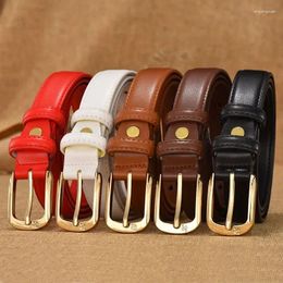 Belts 2023 Belt Female Luxury Jeans Women Buckle High Quality Genuine Leather Waistband Girl Strap Ladies