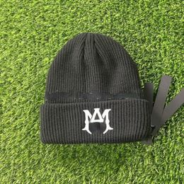 Unisex Designer Beanies A Knitted Hat M Logo-embroidered Beanie Fall and Winter Knitted Hat