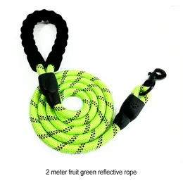 Dog Collars Nylon Stay Visible In Low-light Conditions Reflective Leash Strip Large