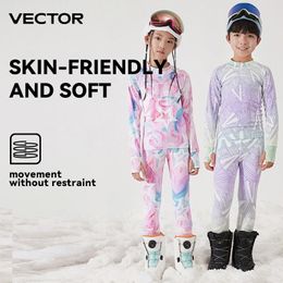 VECTOR Children s Ultra Soft Winter Quick Dry Base Layering Set Microfiber Fleece Thermal Underwear Long Johns Clothes 231221