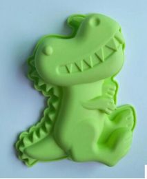 Whole dinosaur ilicone kitchen baking Moulds for handmade cake chocolate ice soap candy pudding mousse bread bakeware suppies1436652