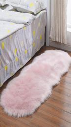 Living Room Plush Floor Rugs Mats Kids Room Faux Fur Area Rug Carpet Solid Fluffy Soft Shaggy Carpet Artificial Sheepskin Hairy7985718