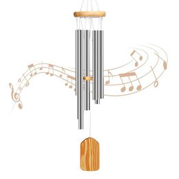 Wind Chimes Outdoor Amazing Grace Wind Chime 6 Metal Tubes Wind Chimes Outdoor Gift for Mom Family2761