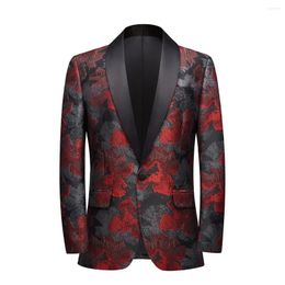 Men's Suits 2023 Spring And Autumn Single Suit Coat Fashion Casual Evening Dress