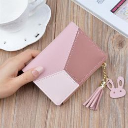 Wallets Women Small Leather Purse Ladies Card Bag For 2021 Female Money Clip Wallet1233j