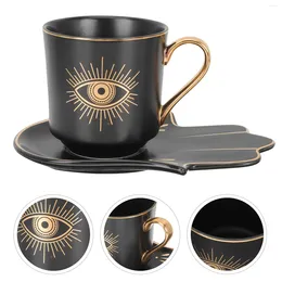 Dinnerware Sets Mark Ceramic Mug Tea Cups Milk Holder European Style Coffee Ceramics Drinking Decorative