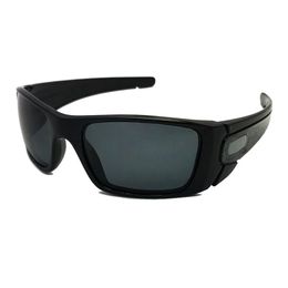 Luxury-High Quality Bicycle Design Glasses Fouel Coell Matte Black Grey Iridium Polarised Lens Riding Sunglasses293W