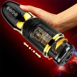 Massager Fully automatic men's aircraft cup electric telescopic rotating sound male adult sex toy 80% Off Store wholesale