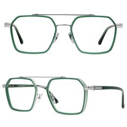 Ch Cross Sunglasses Frames Mens Designer Luxury Chromes Womens Pure Titanium Eyeglass Frame Adjustable Large Square Mirror Heart Glasses 2024 High Quality 20eb