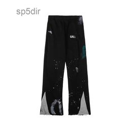 Mens Sweatpants Dept Designer Gall Depts Ery Sports Pants Letter Jeans Hand Painted Ink Stitched and Women High Street Drawstring Guard 2024 054D