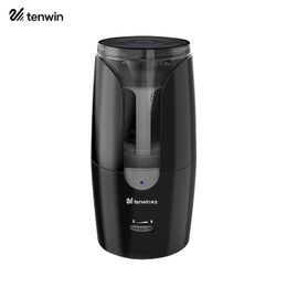 tenwin Electric Pencil Sharpener Heavy-Duty Helical Blade to Fast Sharpen Adjustable Sharpness for Students Home School 231220