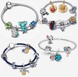 High Quality Game Charm Designer Bracelets for Women Fashion Jewellery Diy Fit Pandoras Disnes Lilos and Stitchs Bracelet Set Christmas Party Gift with Box TG6X