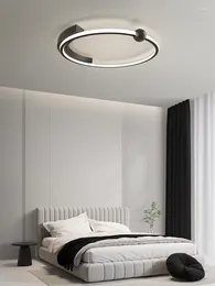 Ceiling Lights Nordic Style Dimmable LED Light Minimalism Modern Suspension Hanging Lamp Home Decor Appliance Wabi-sabi Living Room