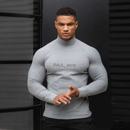 Men's T-Shirts Quick dry Long sleeve Shirt Men Gym Fitness T-shirt Male Running Sport Bodybuilding Skinny Tee Tops Spring New Workout ClothingL2312.21