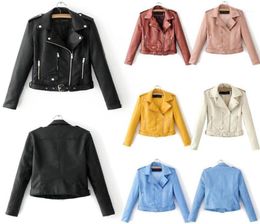 Men039s Jackets JAYCOSIN Coat Women Ladies Suede Leather Zip Up Biker Female Casual Coats Woman Flight 19July3114333945