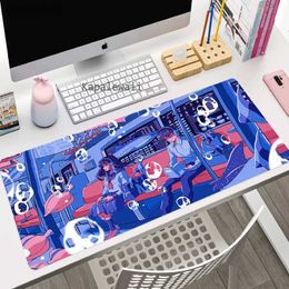 Mouse Pads Wrist Rests Kawaii Gaming Accessories MousePads Computer Laptop Gamer Extended Mouse Mat Large Anime Mouse Pad Rubber Keyboards Table MatL231221