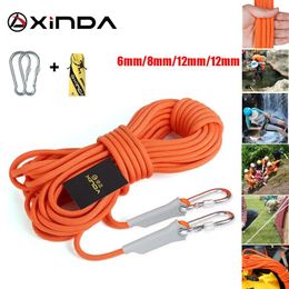 Tools Outdoor Auxiliary Ropetrekking Hiking Accessories Floating Rope Climbing 6/8/10/12mm Diameter High Strength Cord Safety Rope10m