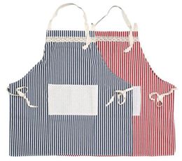 Aprons For Home Restaurant Pinafore Cotton Cloth Adjustable Household Cleaning Tools Cooking Accessories Kitchen Striped Apron Gad9454662