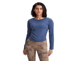 Long Sleeve Yoga Shirts Sports Top 162 Fitness Yoga tee Gym Sports Wear for Women Gym Femme Jersey Mujer Running outfits4891024
