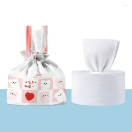 Towel Women Use Cotton Thickened Pearl Pattern Soft Disposable Beauty Facial Towels Dry And Wet Cleaning Roll Pack