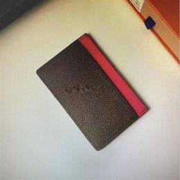 M60703 Double Card Holders OEO PORTE CARTES Vertical Wallet Mono Canvas Cover Business Ride Various Credit Cards 03288i2270