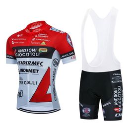 2022 ANDRONI Cycling Team Jersey Bike Shorts 20D Gel Bib Set Ropa Ciclismo MenS MTB Summer Bicycling Maillot Bottom Clothing277b