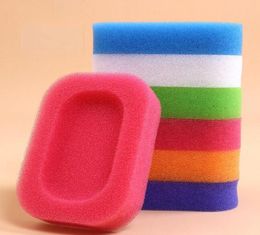 Creative Soap Holder candy colro Sponge Soap Dish Plate Bathroom Kit Accessories Drop4571478