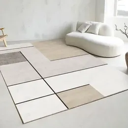 Carpets Nordic Geometric Carpet Living Room Sofa Coffee Table Blanket Bedroom Large Area Covered Floor Mat Study Computer Chair
