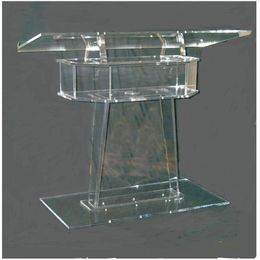 Transparent Lectern Classroom Lectern Podium Clear Acrylic Lectern Stand Modern Church Pulpit Clear Plastic Church Podium274t