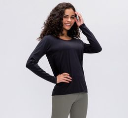 2021 New Sports Tops Gym Women Fitness T Shirt 113 Woman Long Sleeve Yoga Top Mesh Womens body-building Tops Sportwear clothes2918177