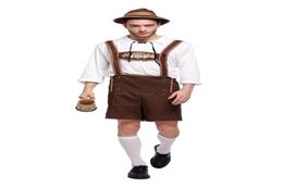 Adult Men Germany Bavarian Carnival The Munich Oktoberfest Costume Beer Waiter Cosplay Halloween Fancy Party7826885