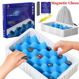 Magnetic Chess Game Party Supplies Fun Table Top Magnet Intellectual Development Portable Board games for Family Gathering 231221