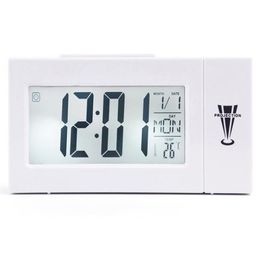 Other Accessories Clocks Decor Home Garden Drop Delivery 2021 1Set Digital Projector Alarm Fm Radio Clock Sn Timer Led Display Wid209w