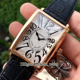 High Quality LONG ISLAND CLASSIQUE 1200 SC Whtie Dial Automatic Mens Watch Rose Gold Case Leather Strap Cheap New Watches2386