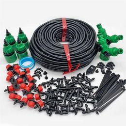 10-50M Micro Drip Irrigation System Watering Kit Smart Garden Watering System Automatic Plant Garden Watering System green house 2281e