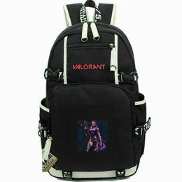 Reyna backpack Valorant daypack Duelist Player school bag Game packsack Print rucksack Casual schoolbag Computer day pack