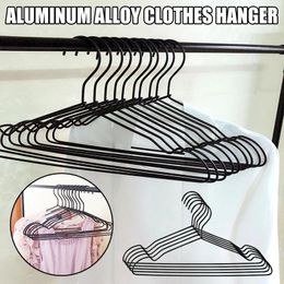 Hangers 5PCS Aluminium Alloy Coat Anti-slip Drying Rack Wardrobe Space Saver Clothing Storage FU