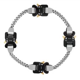 2020ss ALYX Hero Chain Necklace Men Women Metal Alyx Hero Chain Accessories Titanium Japanese263p